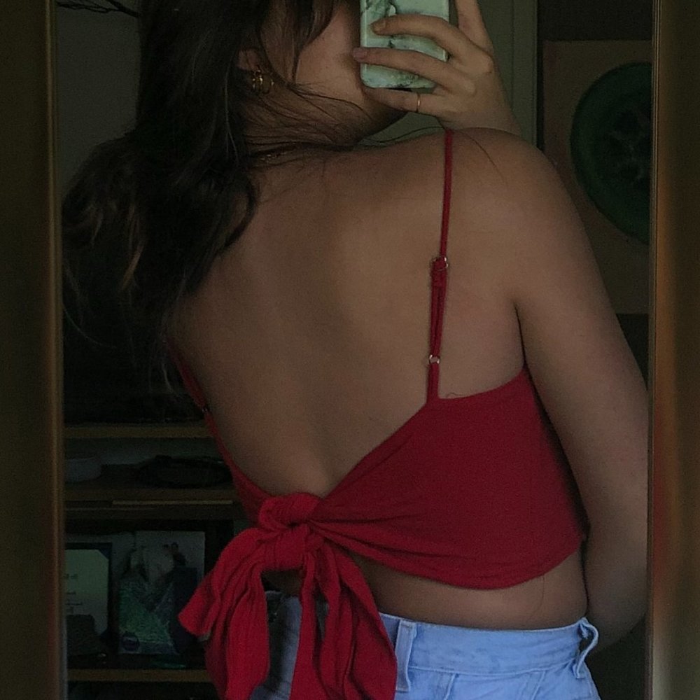 Brandy Melville Tie Back Tank Top